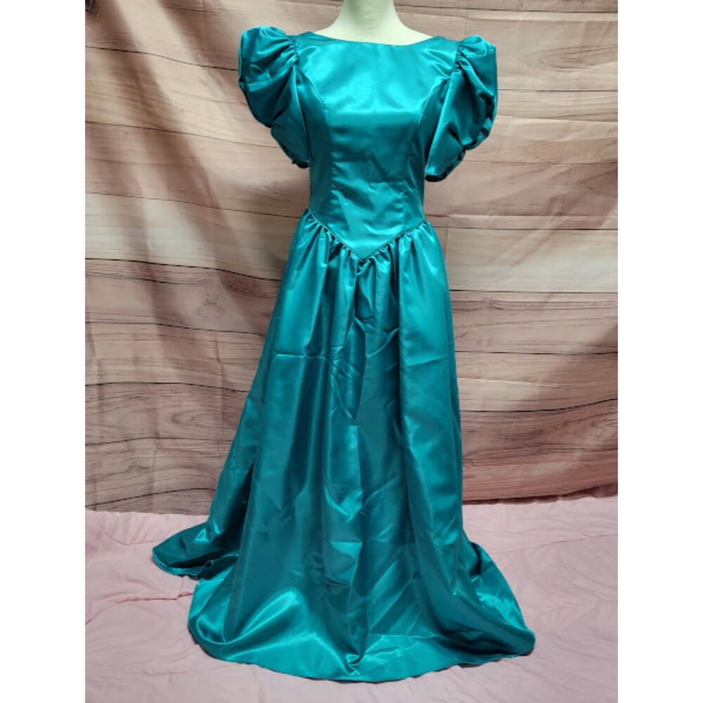 Blue Ball Gown Prom Dress